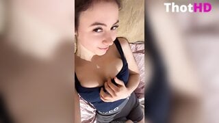 Marthusya Cleavage in Shorts NSFW