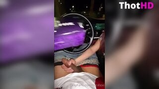 Hot4lexi POV Handjob in Car Leak