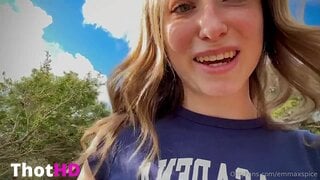 Emmaspice Outdoor Tease Video