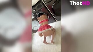Lilith Cavaliere Ass in Maid Outfit Video