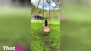 Lilith Cavaliere Ass on Swing XXX