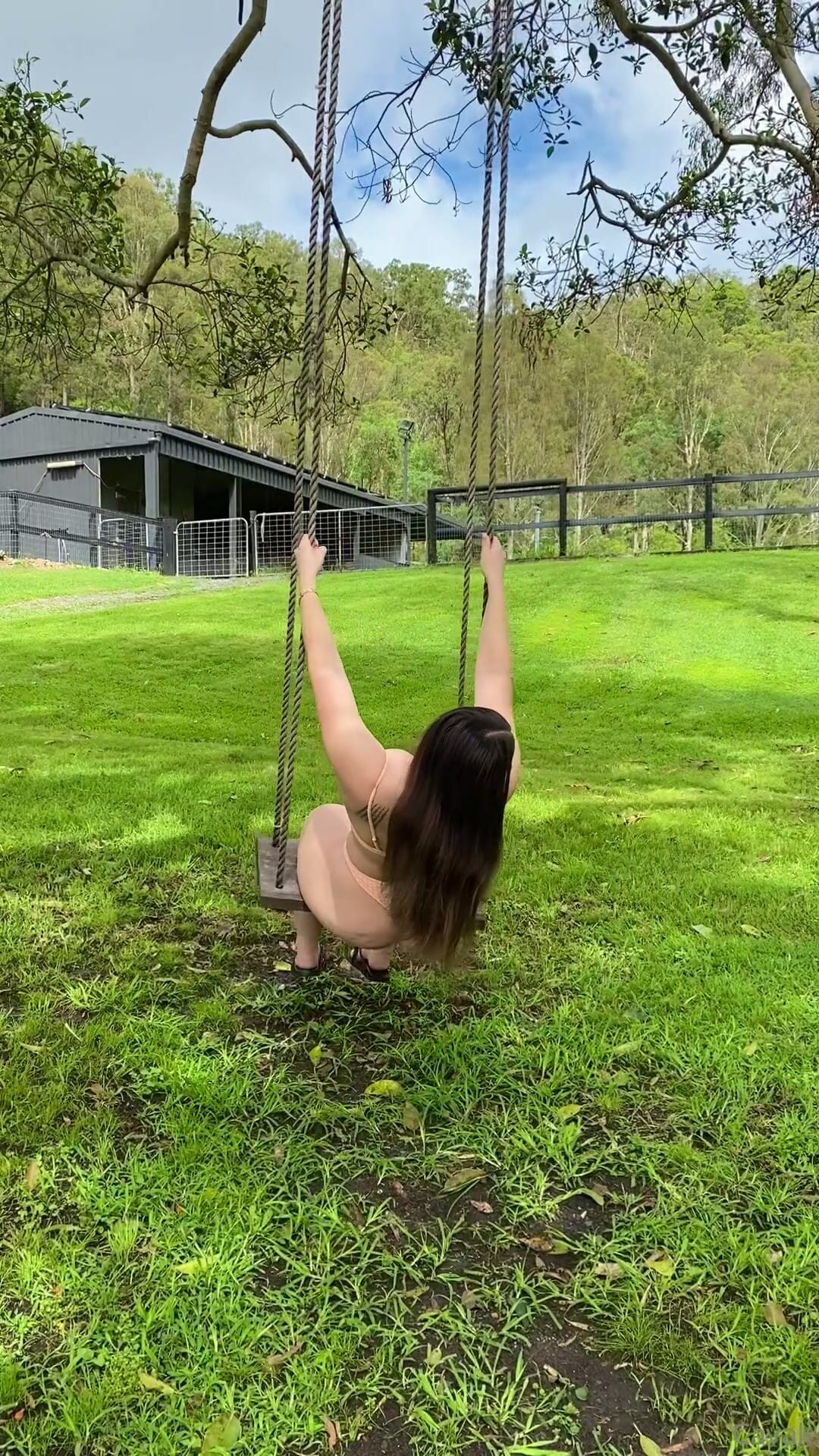 Lilith Cavaliere Ass on Swing XXX