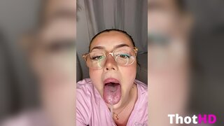 Lilith Cavaliere Tongue Out With Saliva XXX