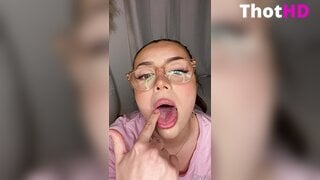 Lilith Cavaliere Tongue Out With Saliva XXX