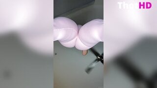 Lilith Cavaliere in Pink Pantyhose Video