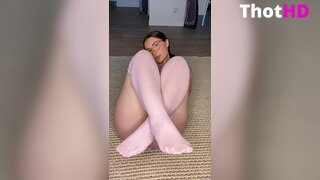 Lilith Cavaliere in Pink Thighhighs NSFW