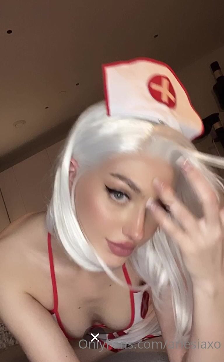 Ariesiatv of nurse cosplay ahegao