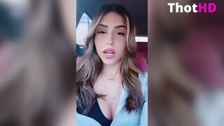Angela Alvarez Cleavage in Car