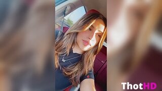 Angela Alvarez Selfie in Car Leak