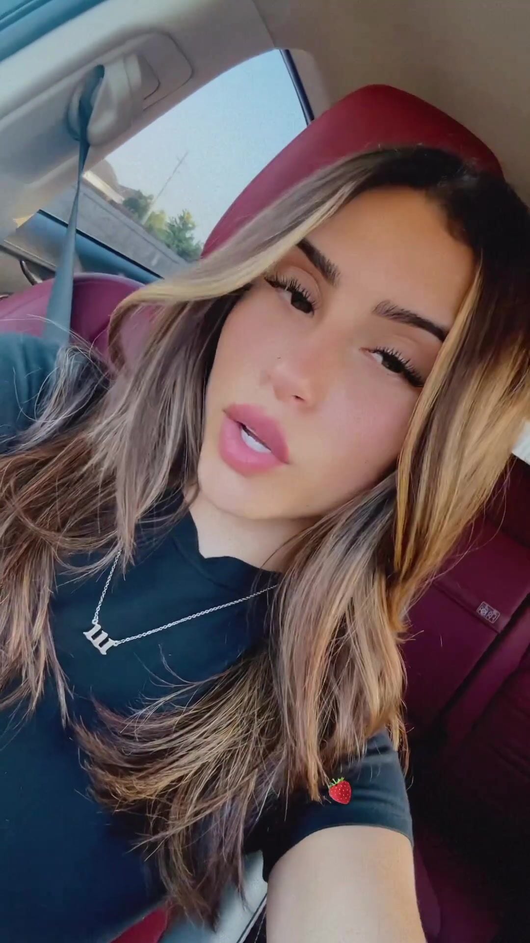 Angela Alvarez Selfie in Car Leak