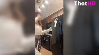 Angela Alvarez in the Kitchen NSFW