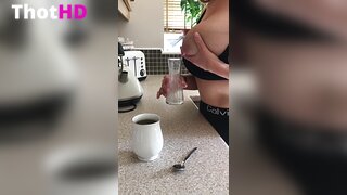 LactatingDaisy Milking Her Breast Video
