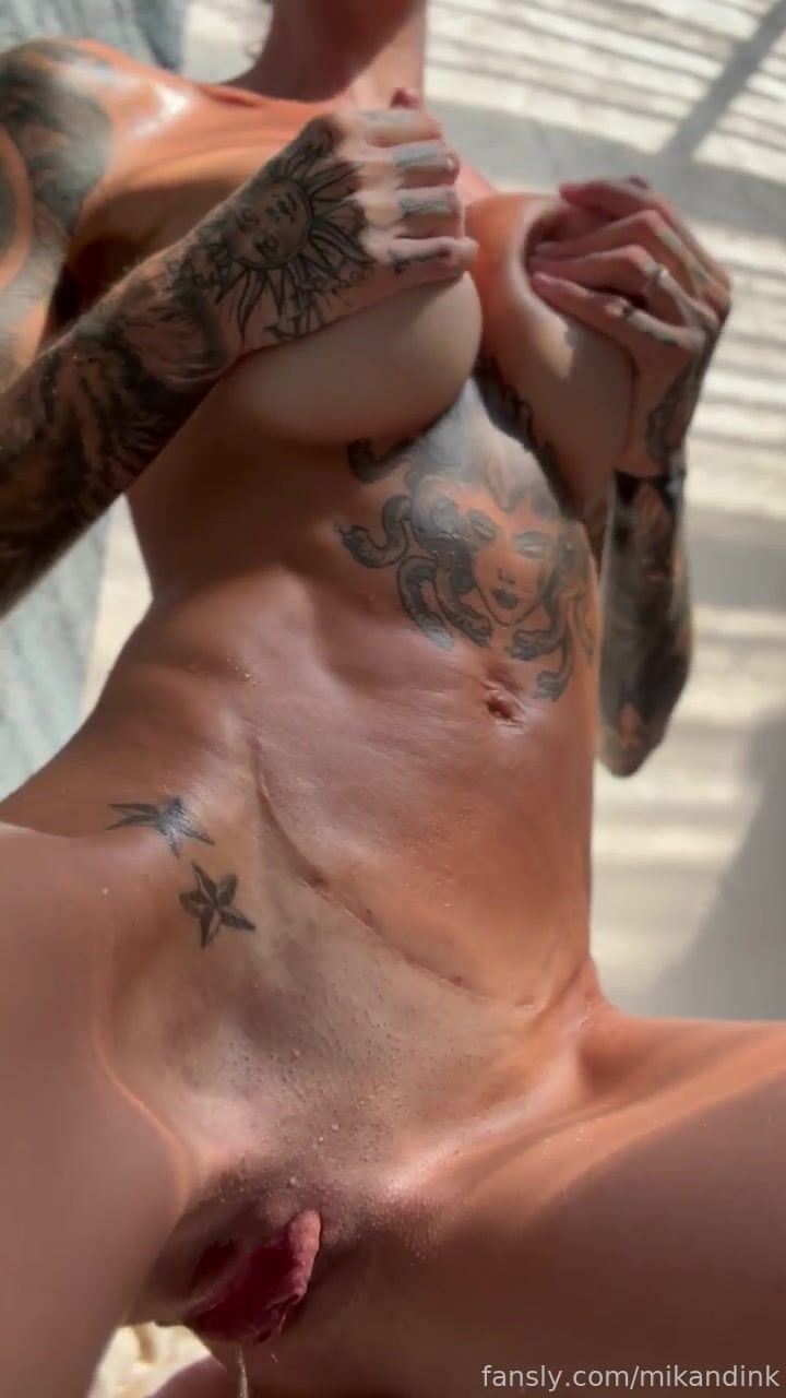 Mikandink Creampie Draußen