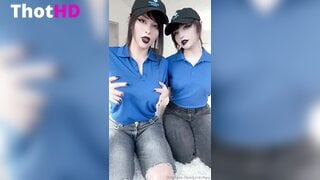 Pinkchyu & Queennephilim Tease and handjob XXX