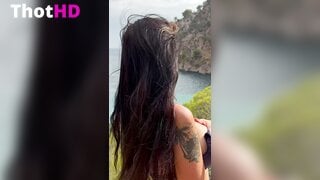 Anne Wünsche Bikini Tease by the Sea Leaked