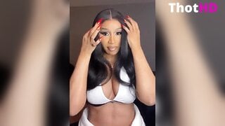 Cardi B Playboy Top Pose Video