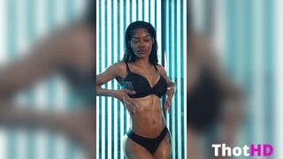 Teyana Taylor in schwarzem Unterwäsche Leak
