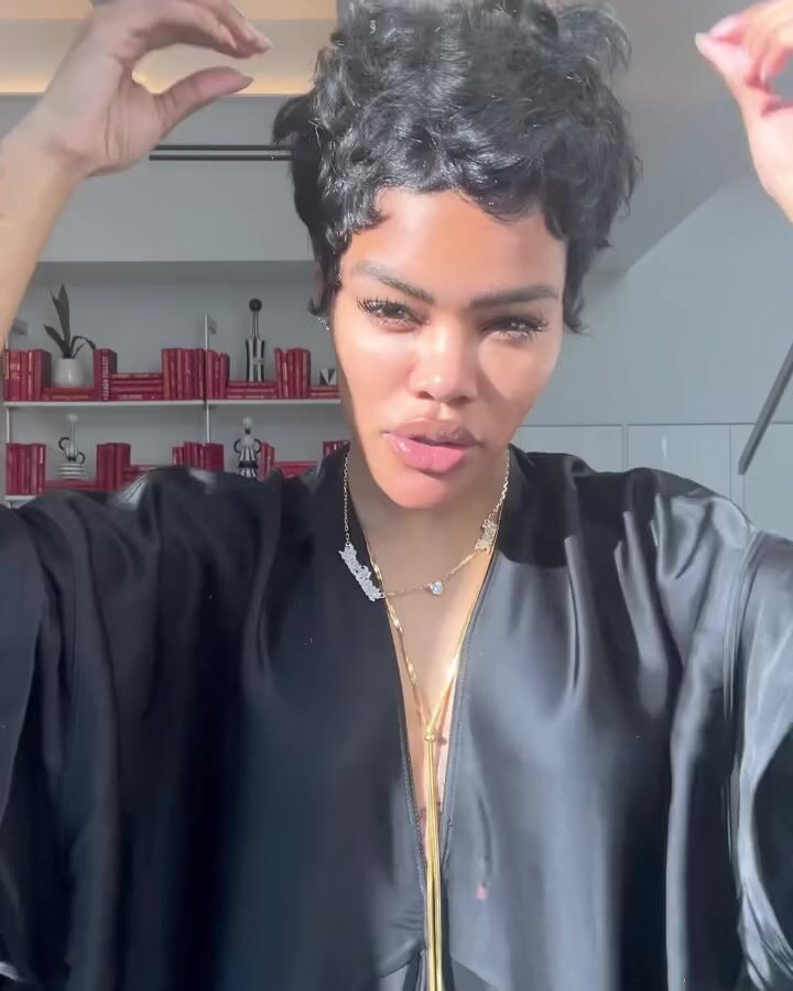 Teyana Taylor Selfie en el Espejo Leak