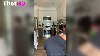 Scarlet Vas Kitchen Tease NSFW