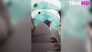 Vladislava Shelygina Heißes Whirlpool Selfie Video