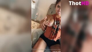 Violet Summers Blowjob and Facial Leak