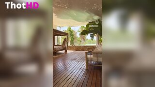 Silvia Ronco Outdoor Tease OF