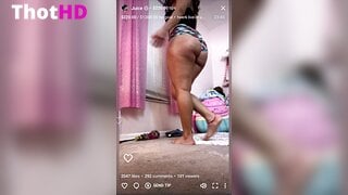 Shortyyjordyy Twirkt im Schlafzimmer OF