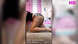 Shortyyjordyy Twerking auf dem Boden Clip