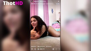 Shortyyjordyy Twerking auf dem Boden Clip