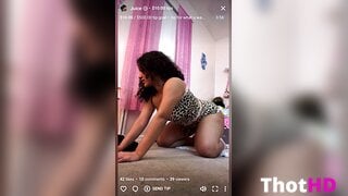 Shortyyjordyy Leopard Lingerie Tease Leak