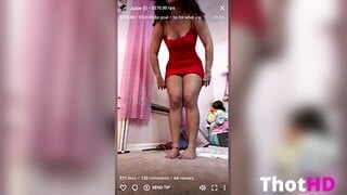 Shortyyjordyy Rotkleid Tease OF