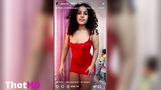 Shortyyjordyy Rotkleid Tease OF