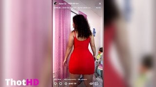Shortyyjordyy Rotkleid Tease OF