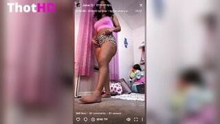 Shortyyjordyy Teasing in Leopard Shorts