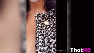 Maria Nagai Anal in Red Dress Leak