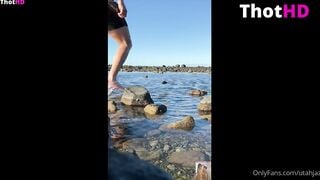 utah jaz PPV ONLYFANS Beach Sex