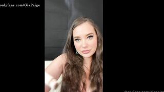 Gia Paige OnlyFans Video Smoking Masturbation