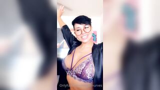 Steph Murves jumbo titties sexy undies OF