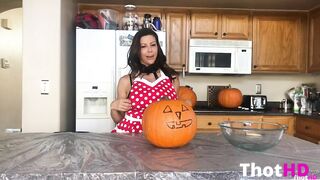 Alexis Fawx OF Video Strap On Pumpkin Fuck