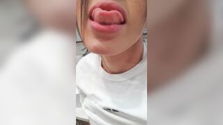 Anabella Galeano Closeup Tongue OnlyFans