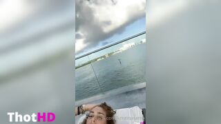 Kristina Santa Topless On Balcony only fans