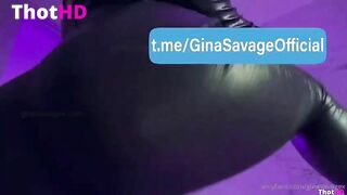 Gina Savage tight leggings body suit cameltoe snatch ONLYFANS