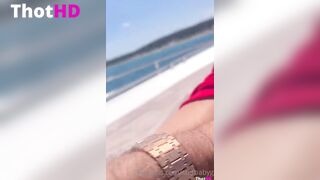 Stefanie Gurzanski Upskirt Pussy On boat ONLY FANS
