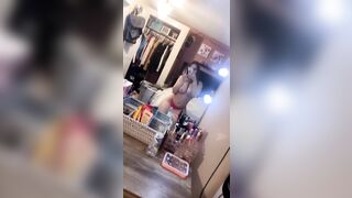 Amateur Teen With Big Tits Mirror Selfie