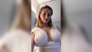 Vanessa Tonte Braless Hard Nips OF Video