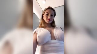 Vanessa Tonte Braless Hard Nips OF Video
