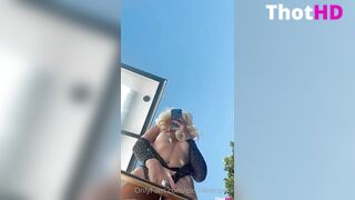 Elena Kamperi Outdoor Breast ONLY FANS