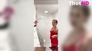 Elena Kamperi Shower Video OF