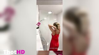 Elena Kamperi Shower Video OF