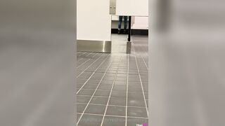 Redheadwinter Masturbate & Squirt On Public Toilet Floor